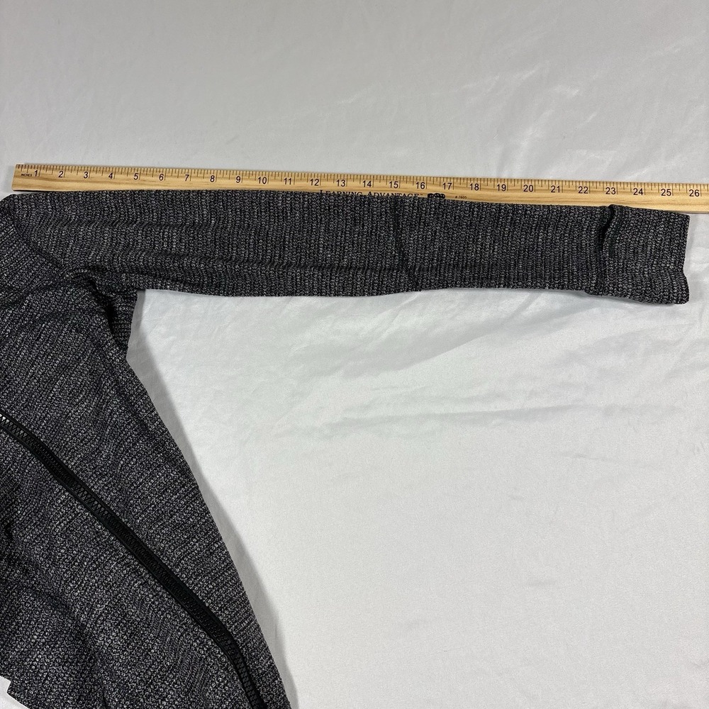 Lululemon Womens Define Jacket Luon Heathered Black Sz 6 Zip Pockets Full Length - Picture 10 of 11